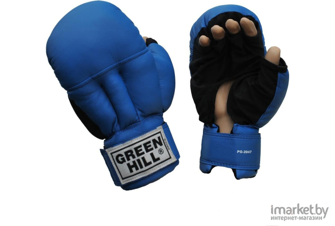 Перчатки для рукопашного боя Green Hill PG-2047 M синий