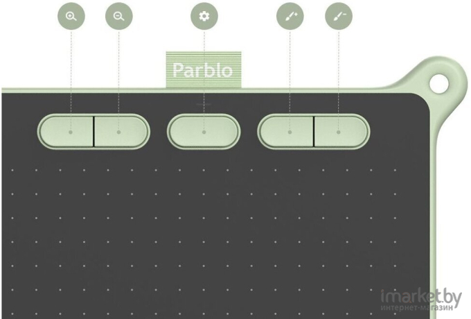 Графический планшет Parblo Ninos S Green