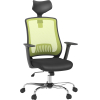 Офисное кресло Loftyhome Assessment Black/Green [W-125T-BGr]