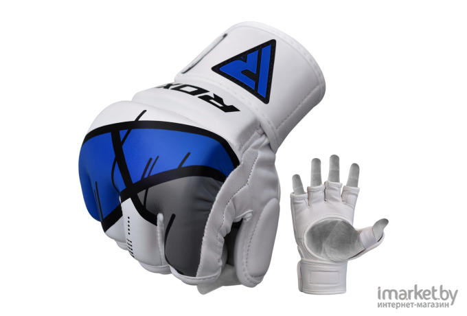Перчатки для единоборств RDX MMA T7 GGR-T7U REX BLUE S
