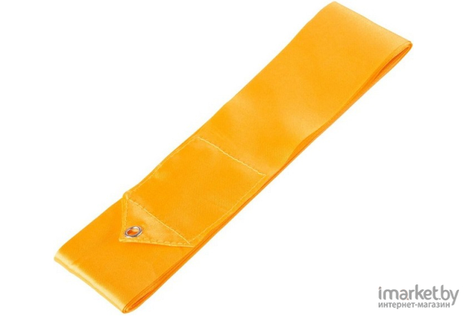 Лента для гимнастики Amely AGR-201 6м с палочкой 56 см оранжевый