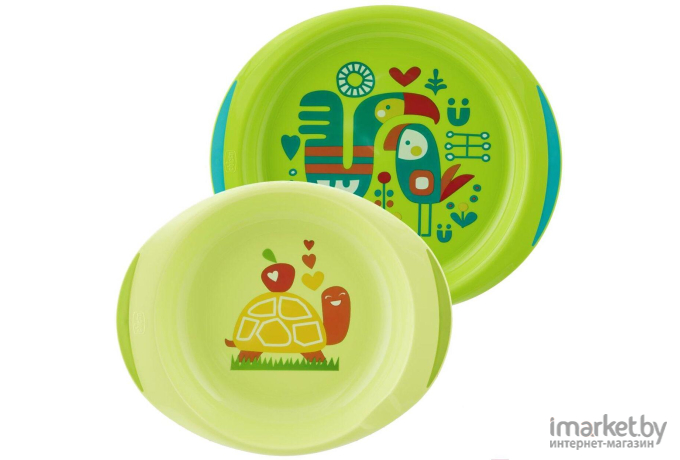 Набор детской посуды Chicco 340728267 зеленый [00016202300000]