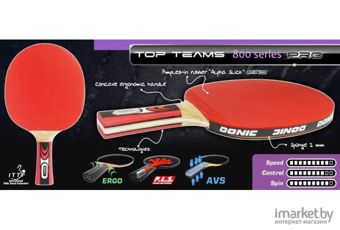 Ракетка для настольного тенниса Donic Top Team 800