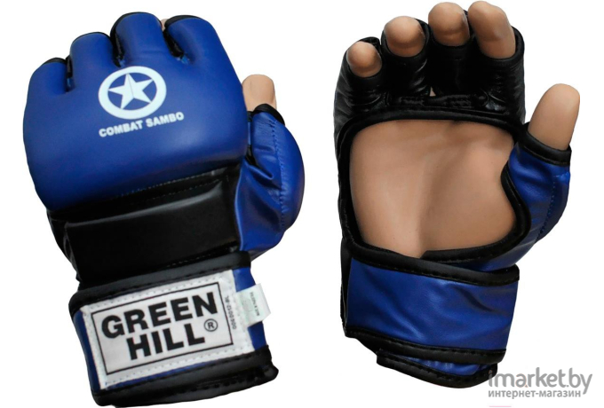 Перчатки для единоборств Green Hill COMBAT SAMBO MMR-0027CS XL синий