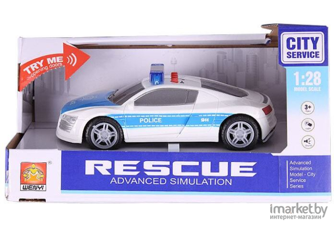 Автомобиль игрушечный Darvish Полиция [DV-T-1706]