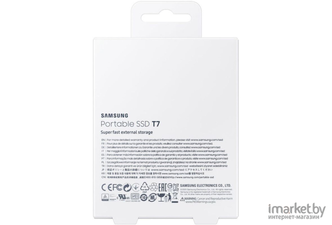 Внешний жесткий диск Samsung T7 Touch 1TB красный [MU-PC1T0R/WW]