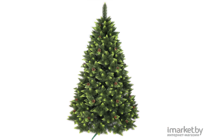 Новогодняя елка MiaMar Зеленая горная кончики зеленые 150 см в коробке [SGZ150K-PVC]