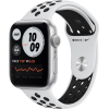 Умные часы Apple Watch Series 6 Nike Plus 44мм алюминий серебристый/чистая платина/черный [MG293]