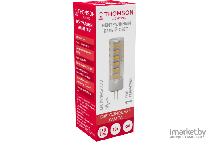 Светодиодная лампа Thomson G4 7W 550Lm 4000K [TH-B4208]