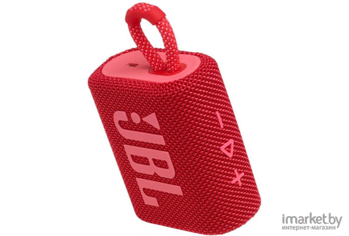 Портативная акустика JBL Go 3 Red [JBLGO3RED]