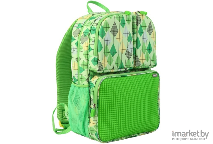 Школьный рюкзак Upixel Joyful Kiddo WY-A026 зеленый с рисунком [80859]