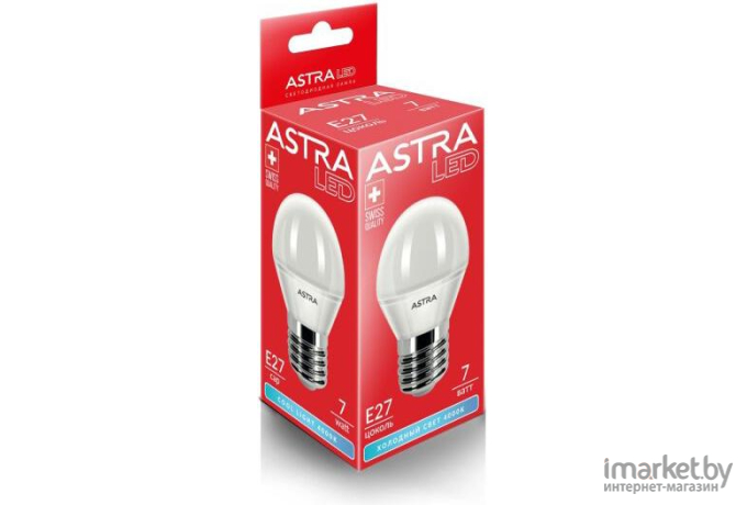 Светодиодная лампа ASTRA G45 7W E27 4000K