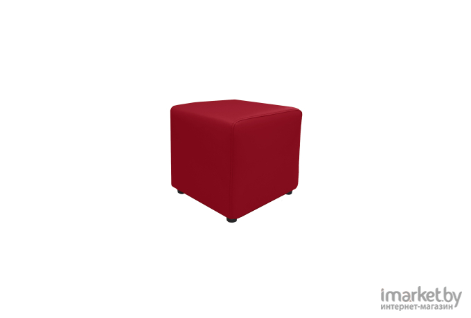 Пуф Brioli Куб L19 красный