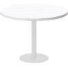 Стол обеденный Millwood Лофт Хельсинки 5 Л D1000x750 дуб белый Craft/металл белый