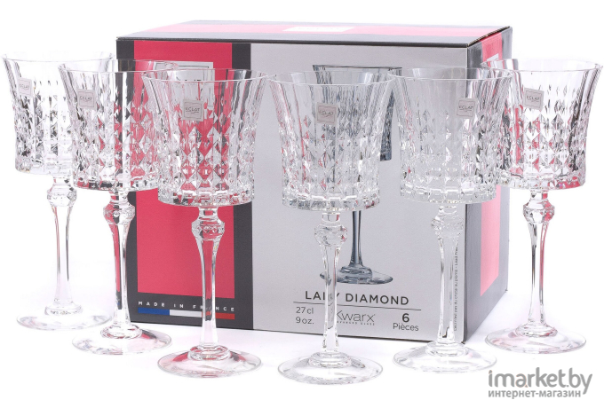 Набор бокалов для вина Eclat Lady Diamond L9743