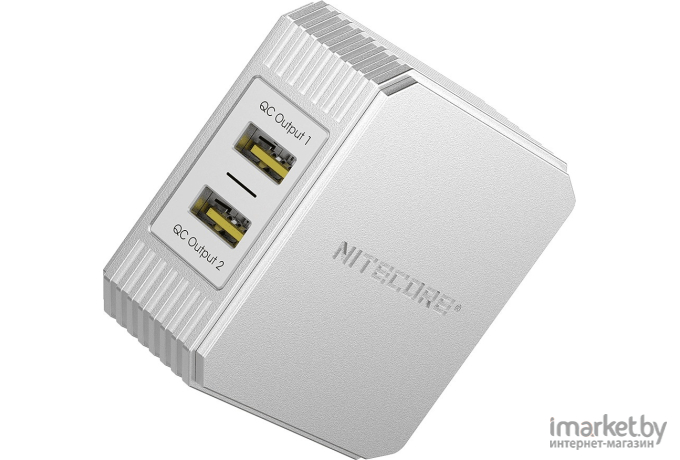 Сетевое зарядное устройство Nitecore UA42Q 2.1A белый [18391]