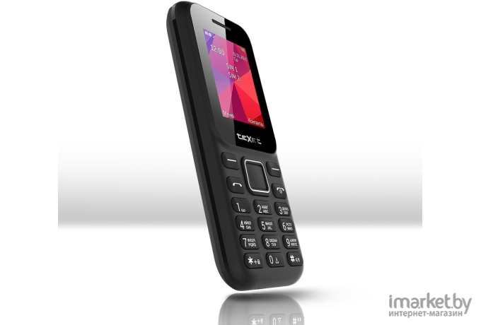Мобильный телефон TeXet TM-122 черный [127009]