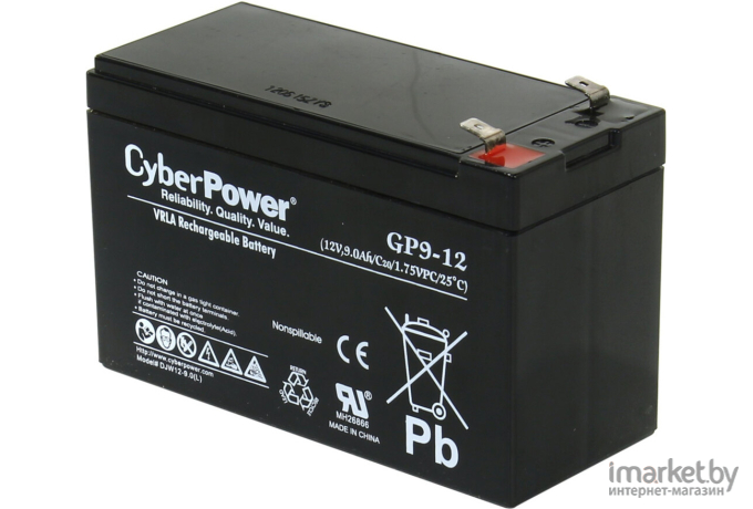 Аккумулятор для ИБП CyberPower RC 12-9 12V/9Ah