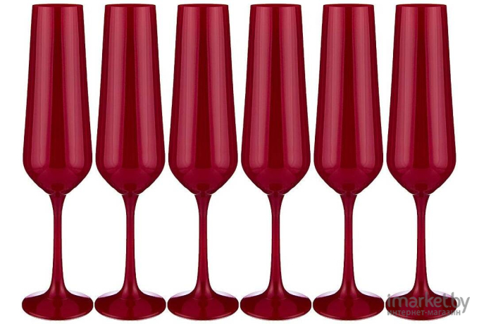 Набор бокалов для шампанского Bohemia Sandra 40728/D4600/200