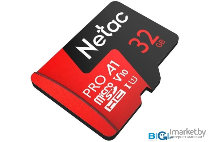 Карта памяти Netac MicroSD card P500 Extreme Pro 32GB [NT02P500PRO-032G-R]