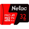 Карта памяти Netac MicroSD P500 Extreme Pro 32GB [NT02P500PRO-032G-S]