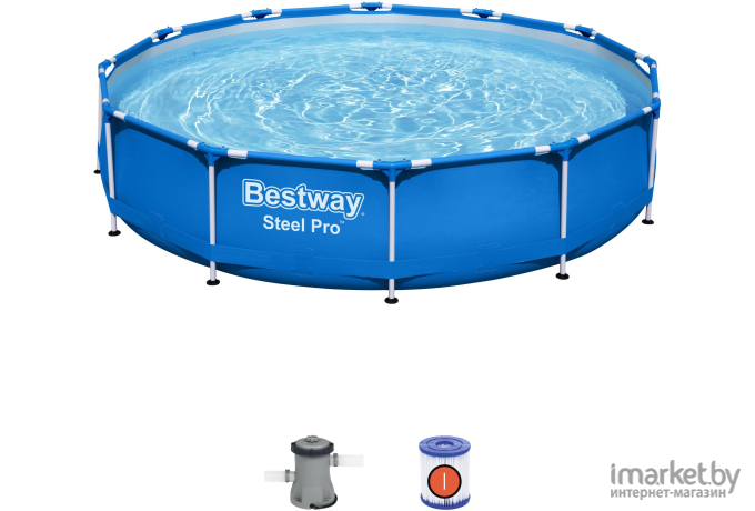 Каркасный бассейн Bestway Steel Pro 366х76 (56706)