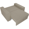 Кресло-кровать Mebelico Мэдисон 14 микровельвет бежевый/бежевый/коричневый [106095]