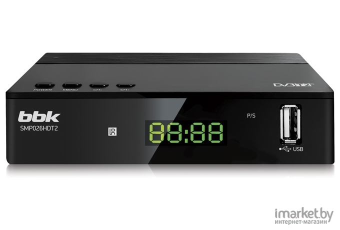 Приемник цифрового ТВ BBK SMP026HDT2 черный