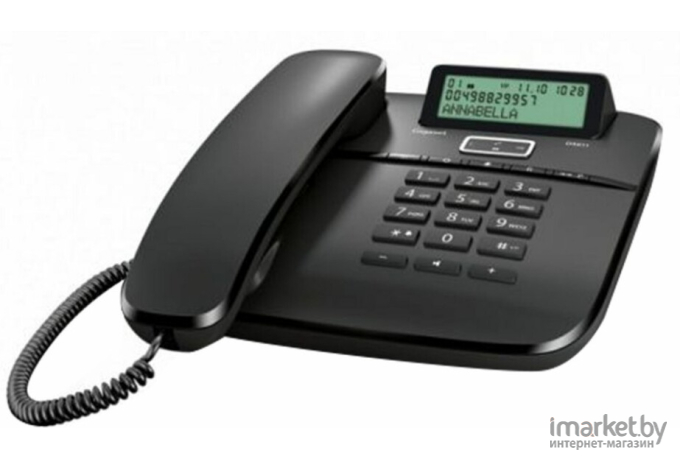 Проводной телефон Gigaset DA611 черный [S30350-S212-S321]
