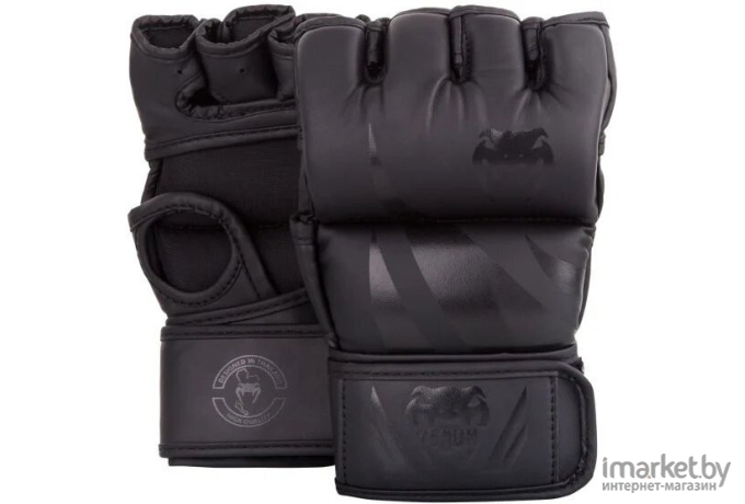 Перчатки для единоборств Venum Challenger MMA Gloves без большого пальца S черный [VE\VENUM-03319-114\BK-0S-04]
