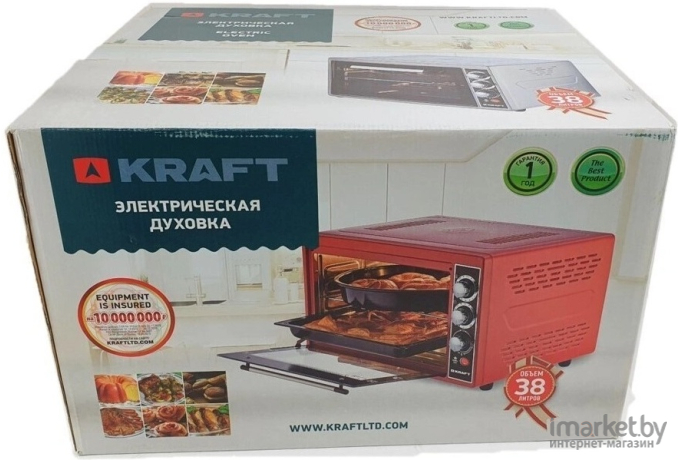 Мини-печь Kraft KF-MO 3800W