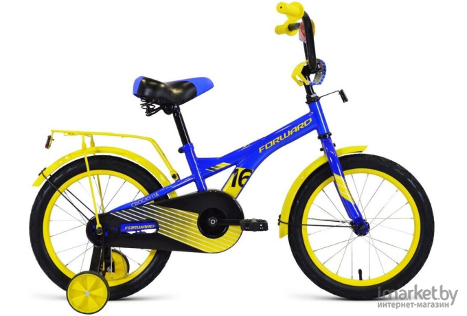 Велосипед детский Forward Crocky 16 2021 красный/фиолетовый [1BKW1K1C1016]