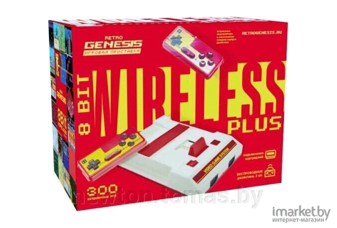Игровая приставка Retro Genesis 8 Bit Wireless Plus + 300 [ConSkDn102]