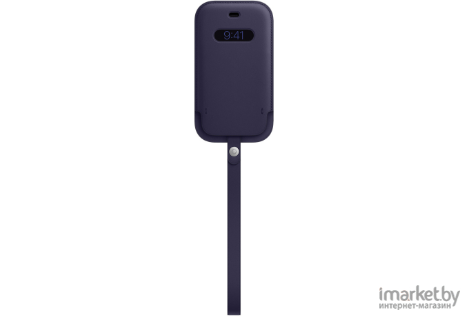 Чехол для телефона Apple iPhone 12 mini Leather Sleeve with MagSafe Deep Violet [MK093]