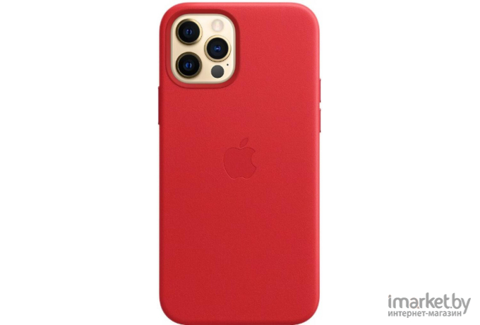 Чехол для телефона Apple iPhone 12 | 12 Pro Leather Case with MagSafe Deep Violet [MJYR3]