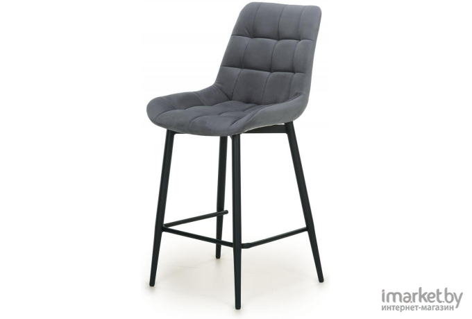 Барный стул Stolline Бентли Velutto 32 серый (2021070032001)