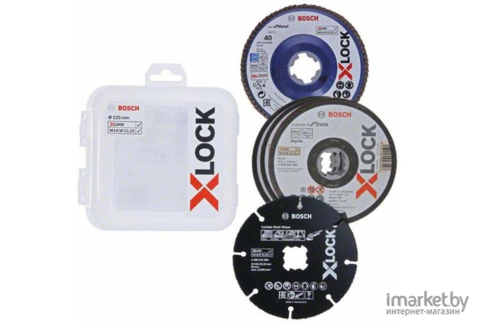 Отрезной круг Bosch X-LOCK 125мм 5 шт [2.608.619.374]