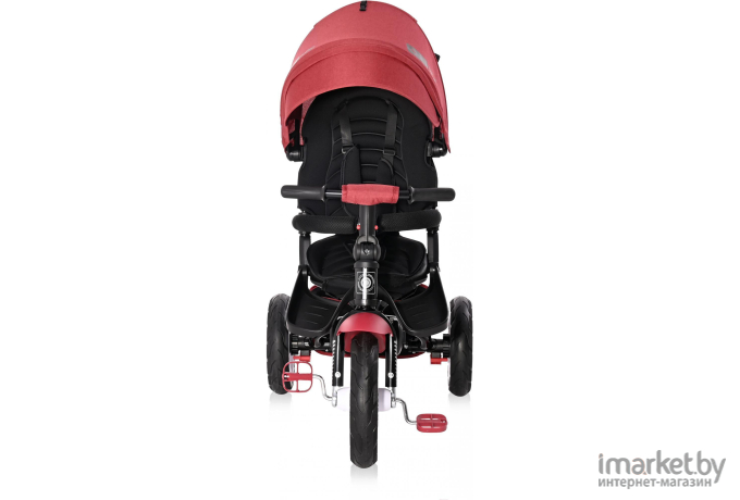 Детский велосипед с ручкой Lorelli Jaguar Air 2021 Red Black Luxe [10050392103]