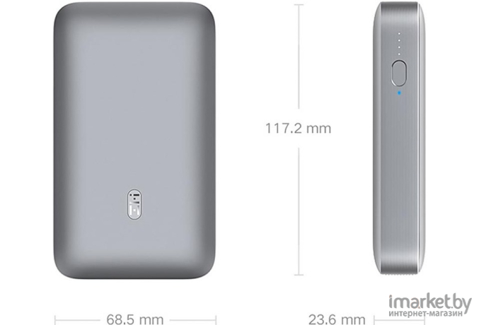 Портативное зарядное устройство Xiaomi ZMI QB816 Dark Gray [ZMKQB816CNGR]