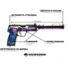 Игрушка VozWooden Пистолет Active USP-S Нео-Нуар (деревянный резинкострел) [2002-0402]