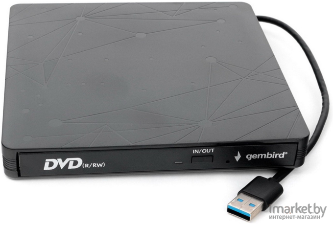 Оптический накопитель Gembird DVD-USB-03 черный