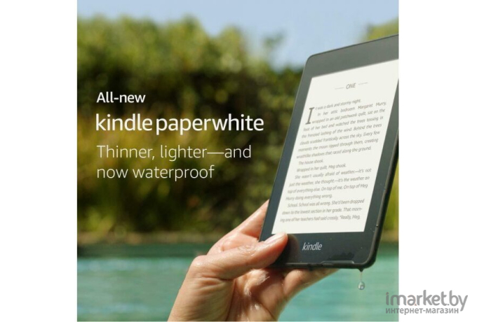 Электронная книга Amazon Kindle Paperwhite 8GB Waterproof черный [AMA-B07CXG6C9W]