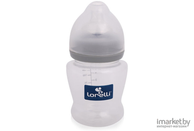 Молокоотсос Lorelli 150 мл с бутылочкой Grey [10220360001]