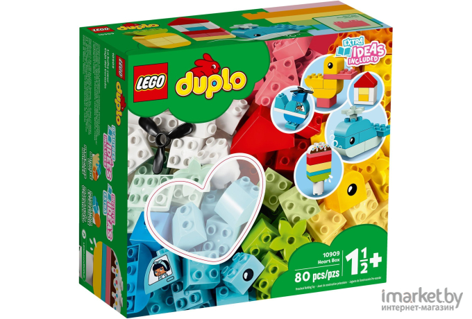 Конструктор LEGO DUPLO Classic Шкатулка-сердечко [10909]