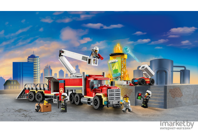 Конструктор LEGO City Команда пожарных (60282)