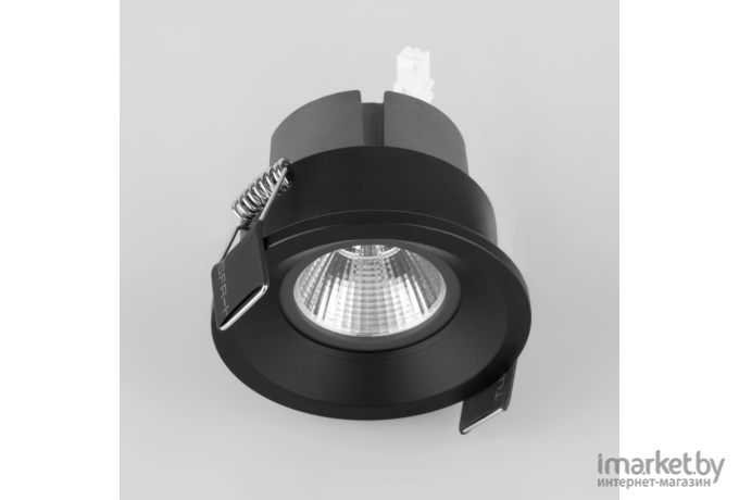 Встраиваемый точечный светильник Elektrostandard 15266/LED 7W 4200K BK черный