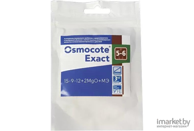 Удобрение Osmocote Exact Standart 5-6М 15-9-12 + 2MgO+МЭ 50г [A00019021]