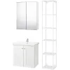Комплект мебели для ванной Ikea Фискон/Твэллен белый [194.373.51]