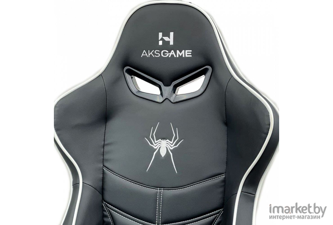 Офисное кресло AksHome Spiderman черный/белый