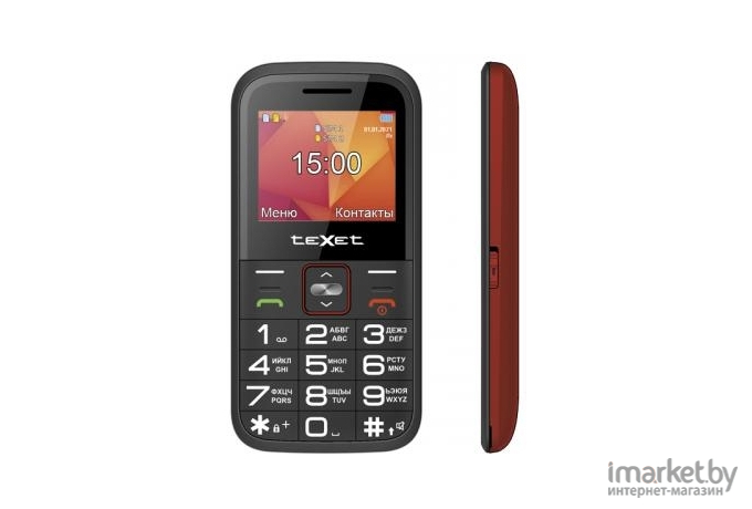 Мобильный телефон TeXet TM-B418 красный [127065]